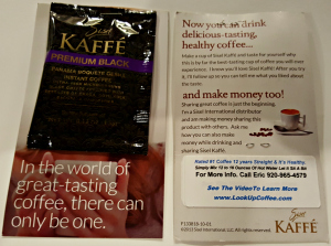 Kaffe Hand Out Cards