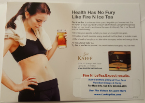 Fire N Ice Tea Post Card